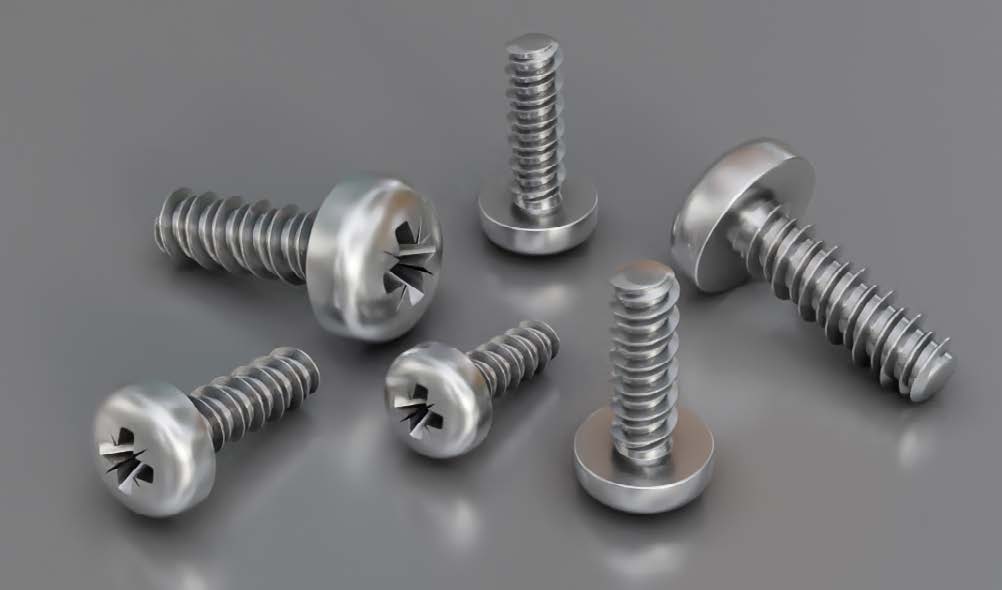 TR Fastenings · 해당 브랜드의 제품 예시: 태핑 및 나사 성형 나사