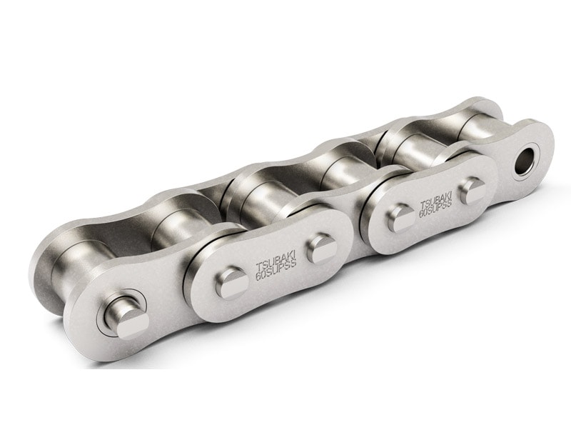 Tsubaki · Ejemplo de producto de la marca: Cadenas de acero inoxidable