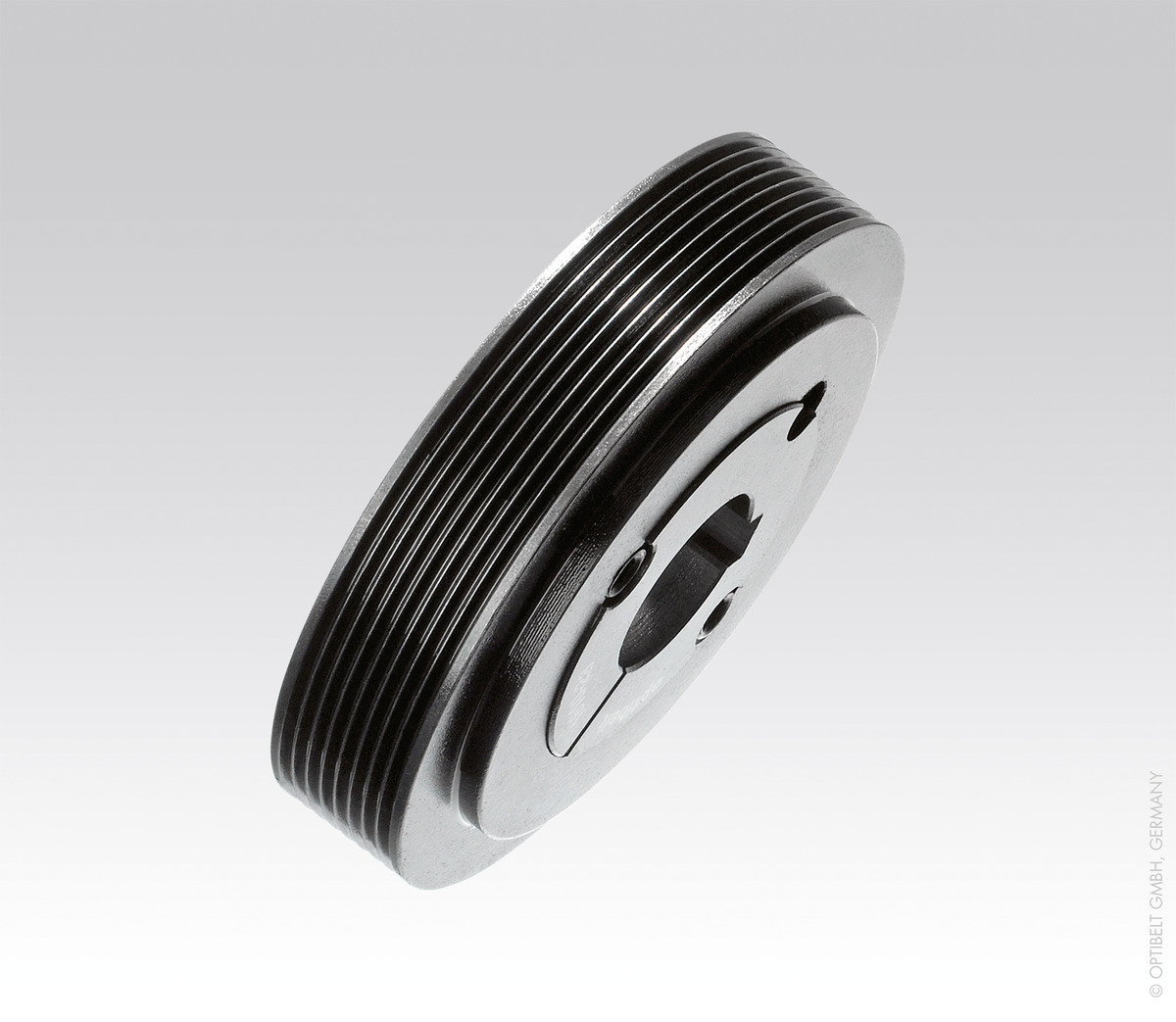 V-ribbed belt pulleys